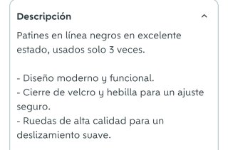 Patines en línea negros