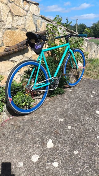 Bicicleta Urbana Fixie Azul