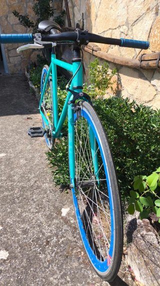 Bicicleta Urbana Fixie Azul