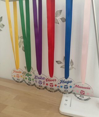 Medallas personalizada graduación colegio