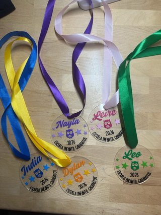 Medallas personalizada graduación colegio