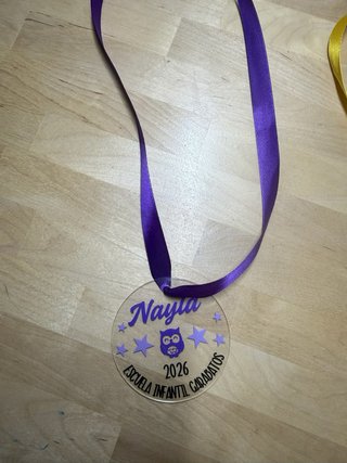 Medallas personalizada graduación colegio