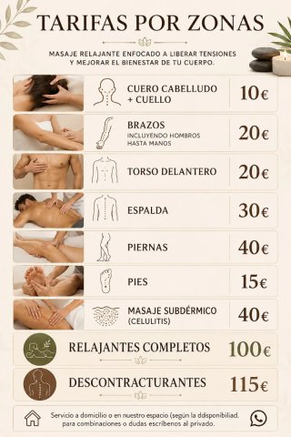 ✨ Masajes profesionales ✨