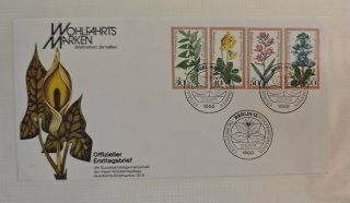 FDC Sobre Primer Día Alemania Berlín 1978 - Serie