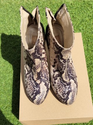 Botines Estampado Serpiente