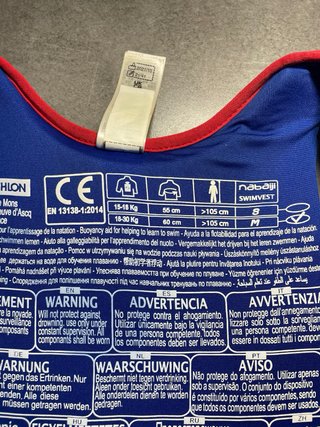 Chaleco natación niño Nabaiji Talla M (18-30kg)