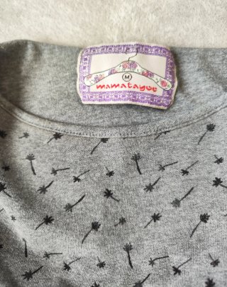 Vestido Mamatoyoe sin mangas estampado