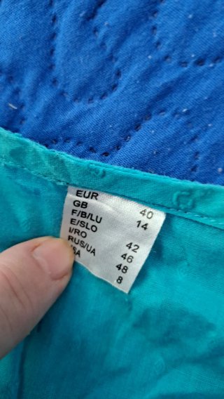 Blusa Turquesa Talla L
