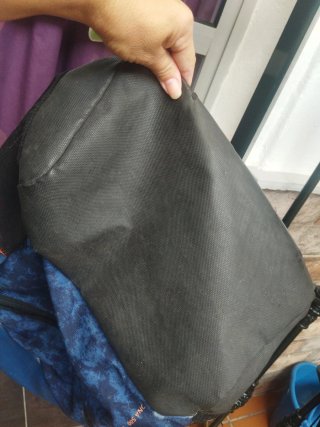 Mochila Newfeel azul y naranja