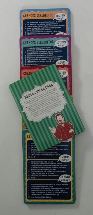 Juego de cartas ¿Lo adivinas? 1800 pistas