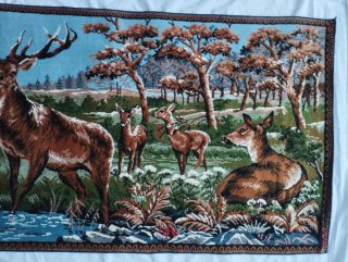 Tapiz Ciervos en la Naturaleza (180×65 aprox.)