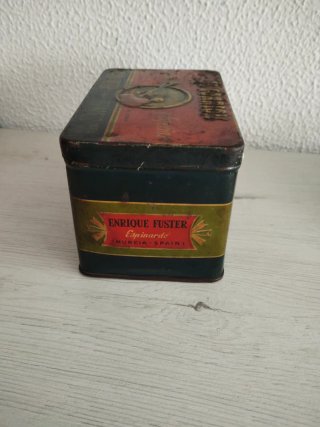 Antigua caja de azafranes Enrique Fuster