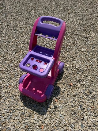 Carrello gioco rosa e viola