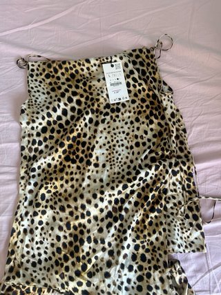 Traje Zara Estampado Animal Print Talla XL