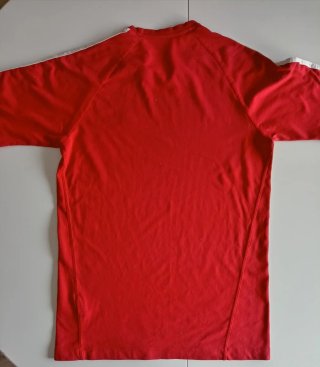 Camiseta Adidas Hombre Manga Corta Roja