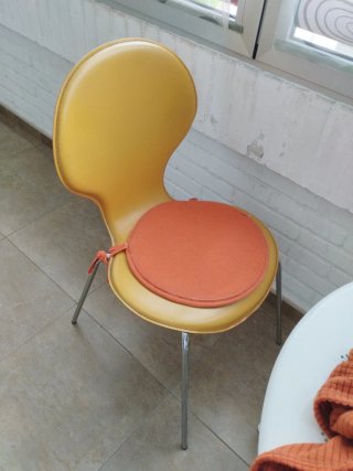 Sillas de cocina patas níquel modernas