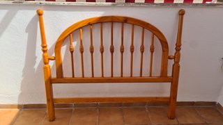 Cabecero y piecero cama madera Provenzal