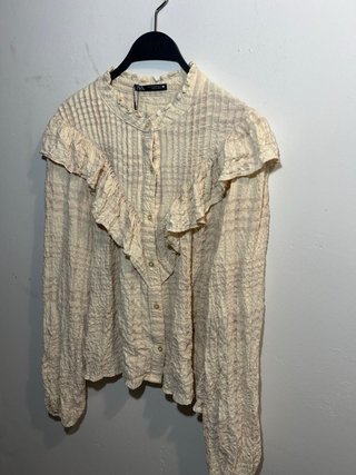 Blusa Zara Beige Talla XXL