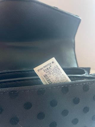 Bolso negro topos cadena dorada