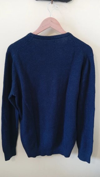 Jersey TEX azul hombre talla L