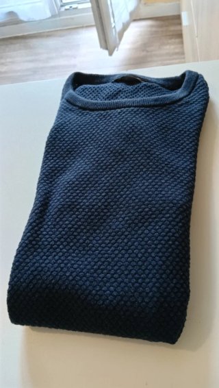 Jersey TEX azul hombre talla L