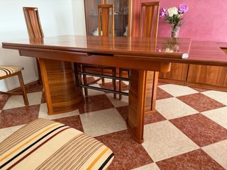 Mesa comedor y 6 sillas madera