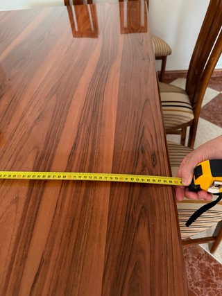 Mesa comedor y 6 sillas madera