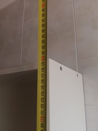 Librería GERSBY IKEA 180x60cm Blanca