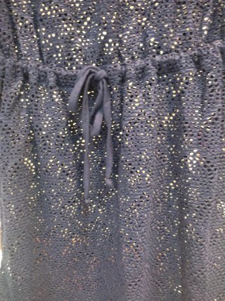 Vestido playero azul crochet  Marca enfasis
