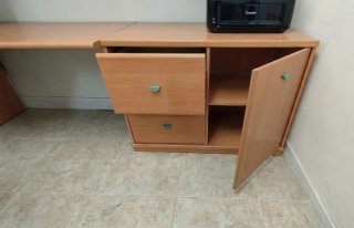Armario archivador de madera