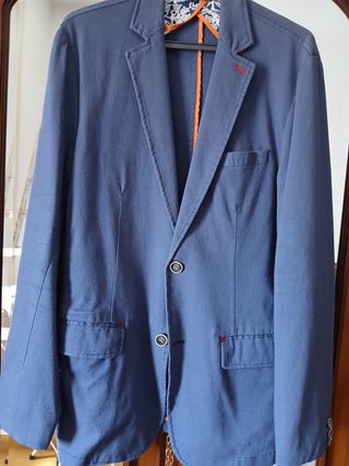 Chaqueta americana azul