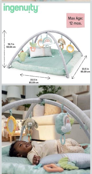 Gimnasio/Parque Infantil Ingenuity acolchado