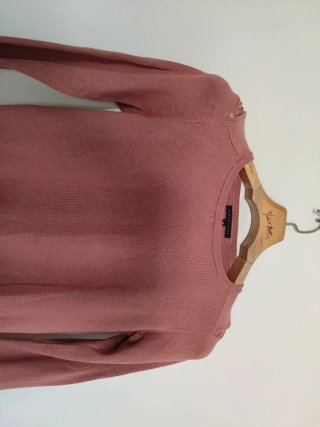 Jersey rosa con lentejuelas
