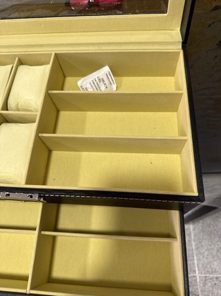 Expositor Lujo Gafas y Relojes Negro/Amarillo 18