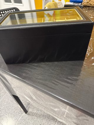 Expositor Lujo Gafas y Relojes Negro/Amarillo 18