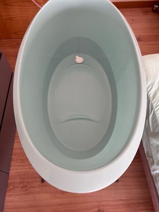 Bañera bebé y tumbona ducha. Precio 2 piezas