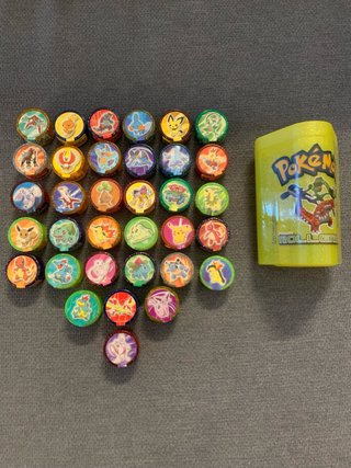 Tazos Pokémon Rollers x34