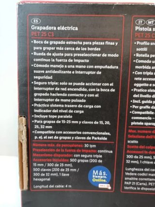 Grapadora PARKSIDE