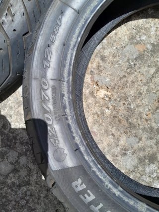 Juego neumáticos Pirelli 120/70R12 y 110/70R12