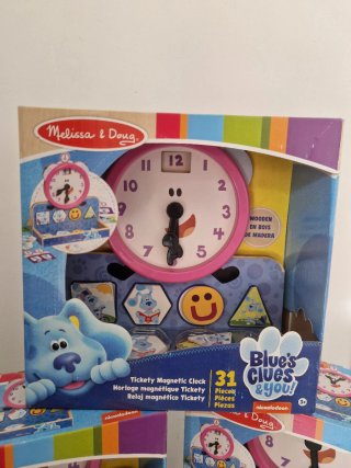 Lote 5 Relojes Magnéticos Melissa & Doug Blue's