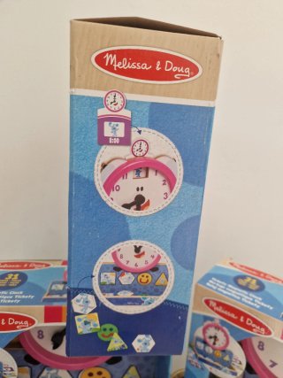 Lote 5 Relojes Magnéticos Melissa & Doug Blue's