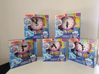 Lote 5 Relojes Magnéticos Melissa & Doug Blue's
