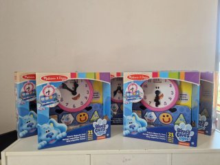 Lote 5 Relojes Magnéticos Melissa & Doug Blue's