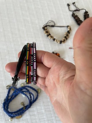 Lote 10 Pulseras Variadas