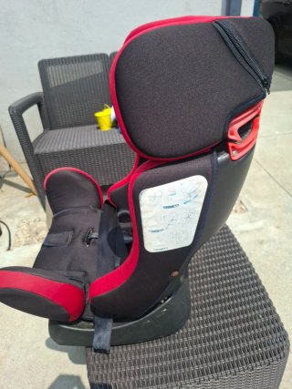 Silla coche infantil PLAY negra y roja