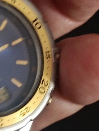 Reloj Casio Vintage Analógico Digital Dorado/Plate