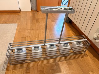 Candeeiro moderno sala/cozinha c/lâmpadas