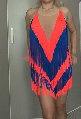 Vestito da ballo con frange Perfette condizioni