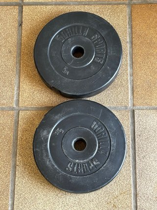 Pareja discos Gorilla Sports 2x5 kg