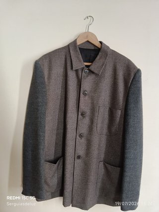 Blazer gris hombre